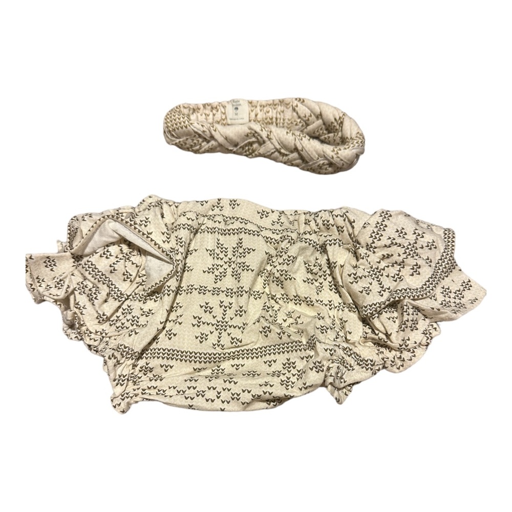 Kate Quinn Snowflake Holiday Double Bloomer and Headband